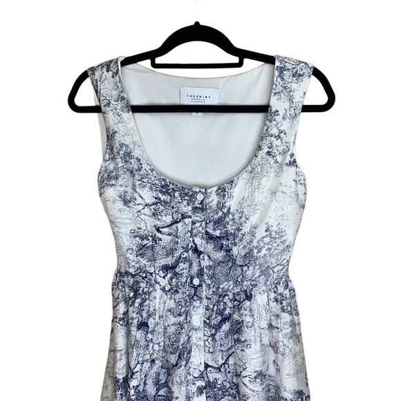 Rochelle Behrens The Shirt Blue Stephanie Dress Size S - Picture 4 of 9